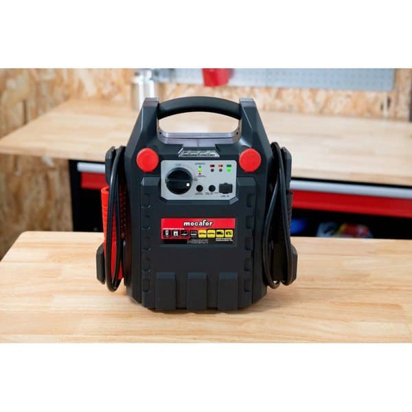 Starthjälp - MECAFER - MB 901 - 900A - 12V - 17Ah - 3 laddningsindikator-LED - Nödljus