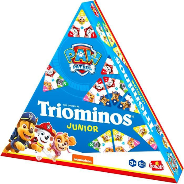 Brädspel - GOLIATH - Paw Patrol Junior Triominos - Triangulära dominobrickor för 3-åringar