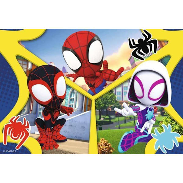 2x24 bitars pussel Spidey & company - 4-åringar Ravensburger