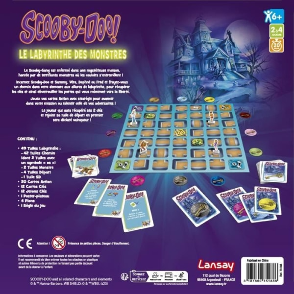 The Labyrinth of Monsters - SCOOBY-DOO - Brädspel