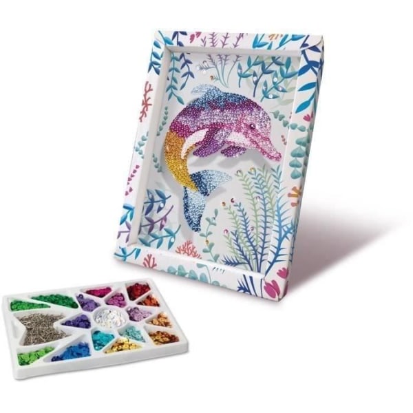 Skapande spel - LANSAY - 20326 - Sequins Dolphin Collection