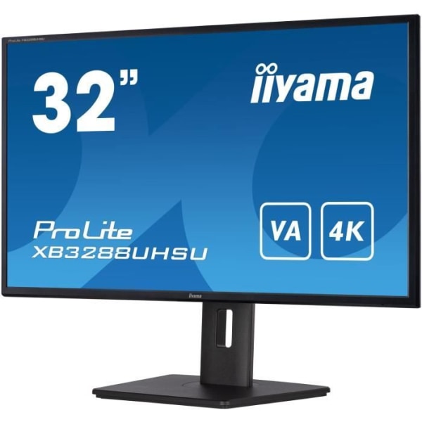 PC-skärm - IIYAMA - XB3288UHSU-B5 - 32 VA LED 4K 3840 x 2160 - 3ms - 60Hz - 2 x HDMI 1 x DP