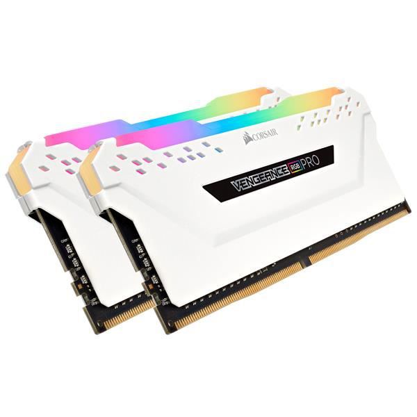 CORSAIR DDR4 PC-minne - Vengeance RGB Pro Series 16 GB - 3200 MHz - CL16 (CMW16GX4M2C3200C16W)