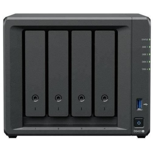 Desktop NAS Synology - 4 Bays - Quad Core - 1,4 GHz - 2 GB RAM