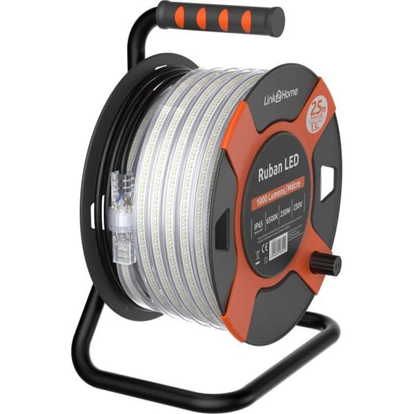 LED-kabelvinda - LINK2HOME - 25 m - 1000 Lm - 10 W