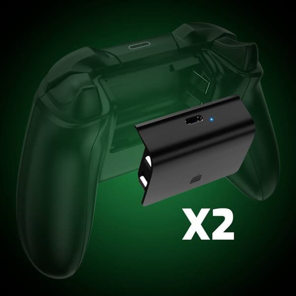 Spela & Ladda-kit för 2 kontroller - ONLAN - Xbox-serien - Svart
