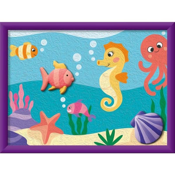 Ravensburger  CreArt Kids 18x24cm  Måla efter siffror  Hav  Gipsutgåva  Måla efter siffror-kit  Från 9 år  12023234
