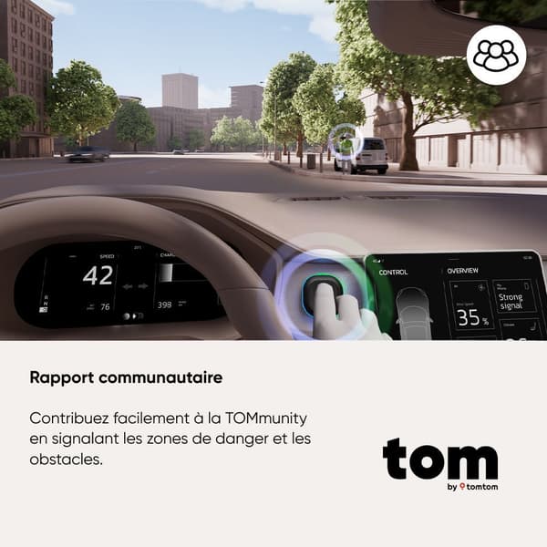 Tom by TomTom intelligent trafikvarningsassistent