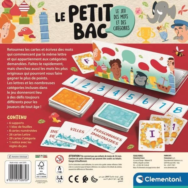 Den lilla bac, CLEMENTONI brädspel