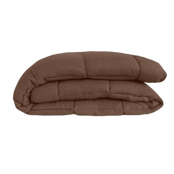 Microfiber quilt 400g / m² CALGARY Chocolate & Coral 140x200cm