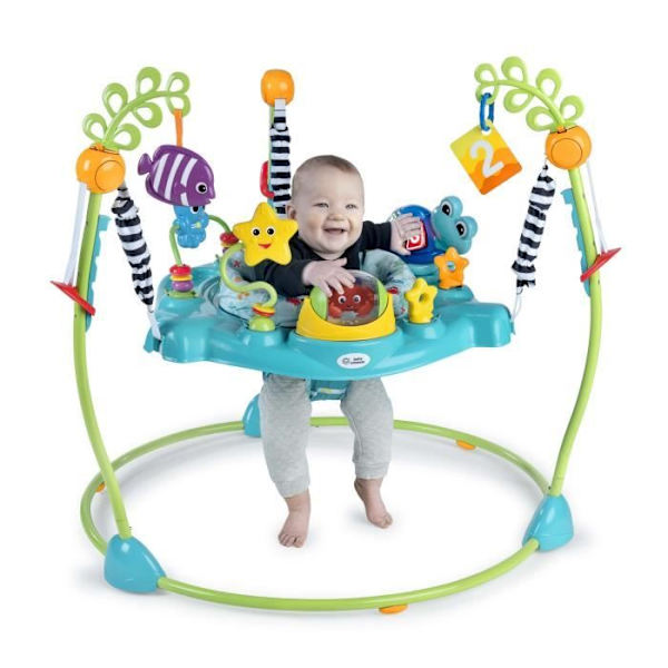 BABY EINSTEIN Ocean Explorers Curiosity Cove 2 i 1 pedagogisk lekplats och golvleksak, maxvikt 11 kg, från 6 månader