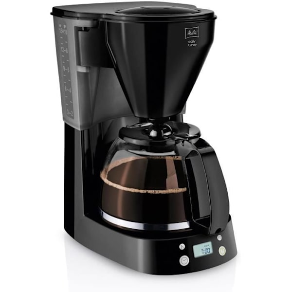 MELITTA 1010-14 Easy Timer programmerbar filterkaffebryggare - Svart