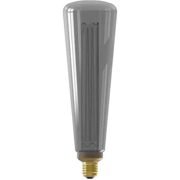 E27 LED-lampa - CALEX - ROYAL KINNA - 3,5 W - 60 lm - 2000 K - Variabel intensitet - Titanium