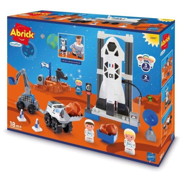 Space Base - tegelkonstruktion - 18 månader - Abrick