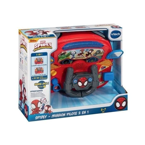 VTECH - SPIDEY - 2-I-1 PILOTUPPDRAG - Flerfärgad