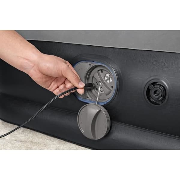 Luftmadrass - BESTWAY - 671BU - Tritech Queen - 2 platser, integrerad USB-pump, 2,03 m x 1,52 m x 36 cm