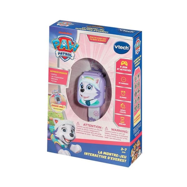 VTECH - PAW PATROL - EVERESTS INTERAKTIVA SPELKLOCKA - Lila