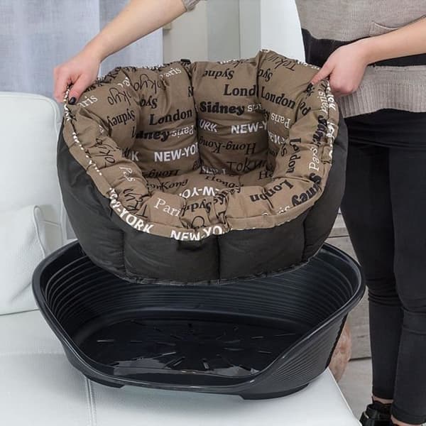 Korg - FERPLAST - SOFFA 2 - Med mönstrad kudde 2