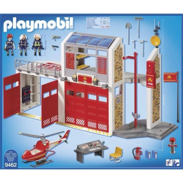 PLAYMOBIL 9462 - City Action - Brandstation med helikopter - Nytt för 2019