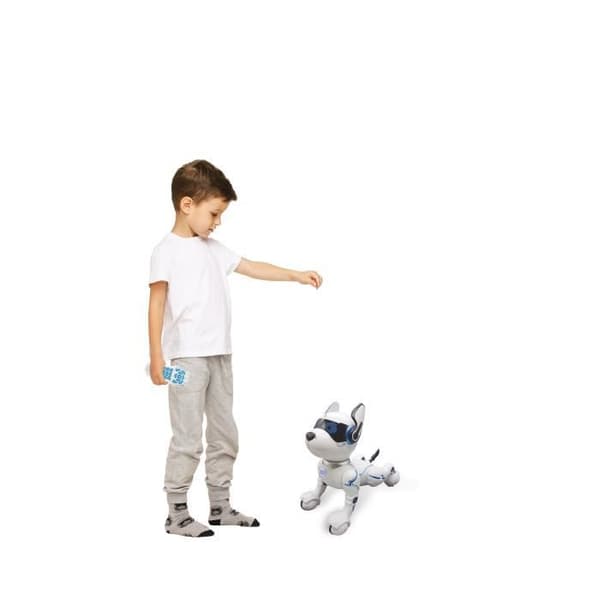 POWER PUPPY - Min programmerbara och touch Savant robothund med fjärrkontroll - LEXIBOOK