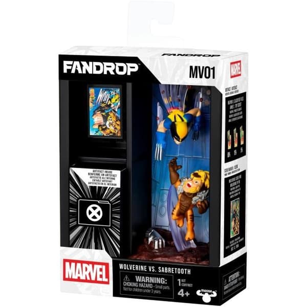 Figur - FANDROP x STAR WARS - Wolverine vs Sabretooth - Display med kultscen + miniaffisch - 18 cm