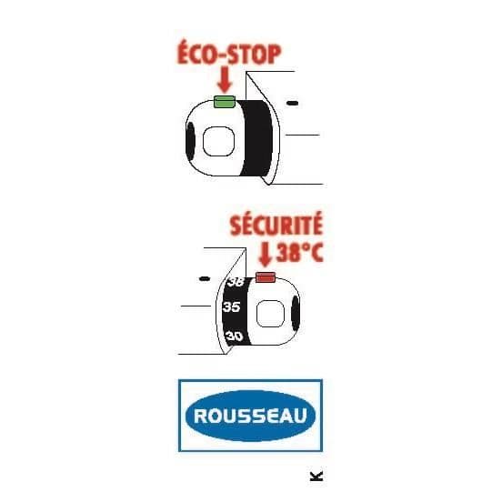 ROUSSEAU Volga 2 termostatbad och duschblandare