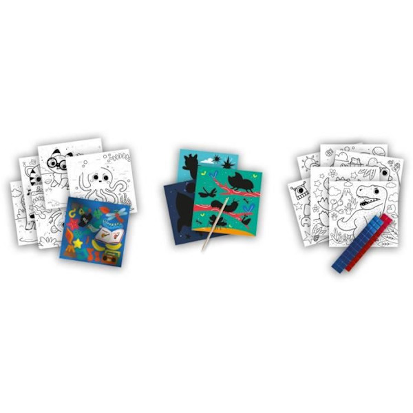 3 I 1 Metal Coloring Activity Book