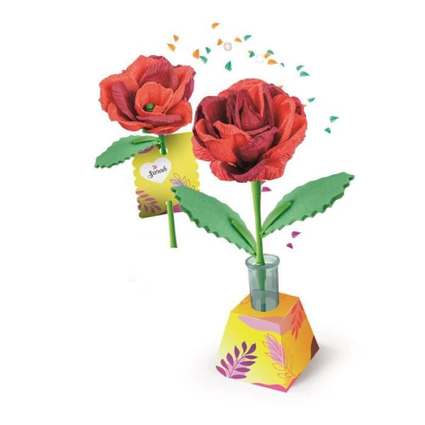 CLEMENTONI - Skapa dina blommor - Ros