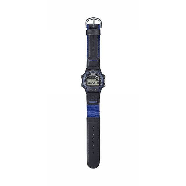 Klocka - CASIO - W-220HF - Unisex - Blå - Kvarts - Digital