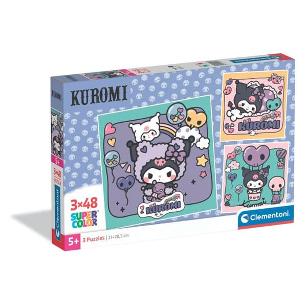 CLEMENTONI - 3x48 stycken - Kuromi