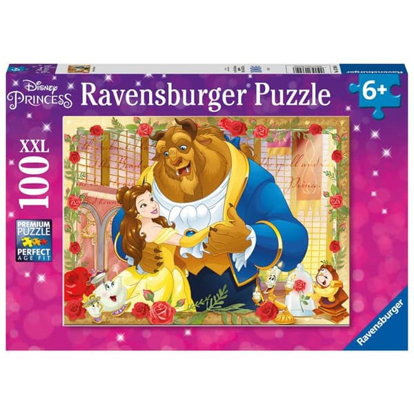 Skönheten och Odjuret Pussel - Ravensburger - 100 bitar - För barn