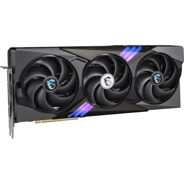 Grafikkort - MSI - GeForce RTX 5080 Gaming Trio OC - 16 GB - GDDR7 - PCIe Gen 5 Svart