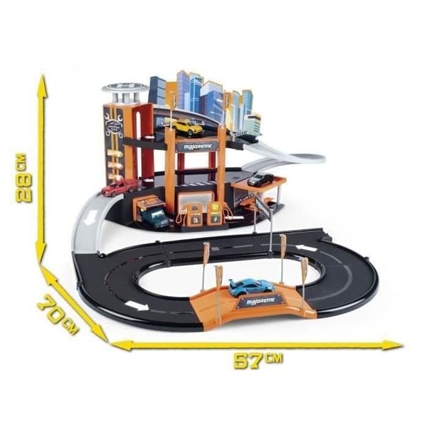 MAJORETTE - Majorette Garage Motor City Plus - från 3 år