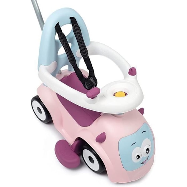 Smoby - Maestro Balade Pink Ride -On - För barn från 6 månader - Uppgraderingsbar - Tyst hjul - Horn