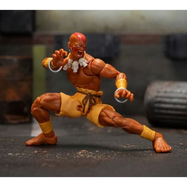 Figur - JADA TOYS - Dhalsim - Ledad - 15 cm - Utbytbara tillbehör