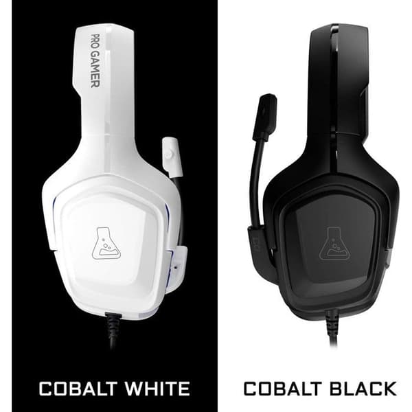 THE G-LAB Korp Cobalt Gaming Headset Kompatibel med PC, PS4, XboxOne - Svart