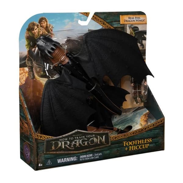 SPIN MASTER PACK DRAGON AND VIKING 25 CM KROKMOU Drakar Film