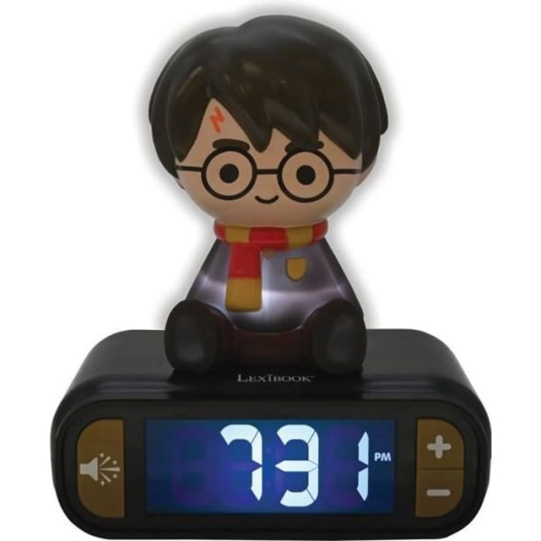 HARRY POTTER - Digital väckarklocka - 3D nattljus och ljudeffekter