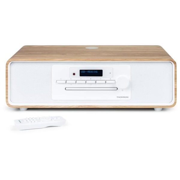 Bluetooth mikrosystem - THOMSON - CD/MP3/USB/FM-radio/DAB+ - 75W - LCD-skärm - Fjärrkontroll