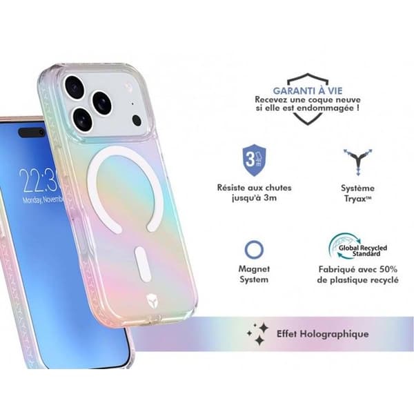 FC Air MagSafe-skal - iPhone 17 Pro - Holografisk