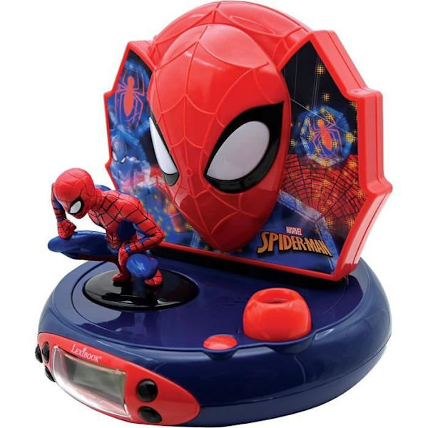 LEXIBOOK - SPIDERMAN - Barnklockradio med bildprojektioner