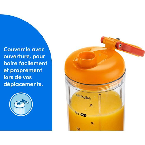 Bärbar mixer - NUTRIBULLET - Flex - NBP013OR - Orange