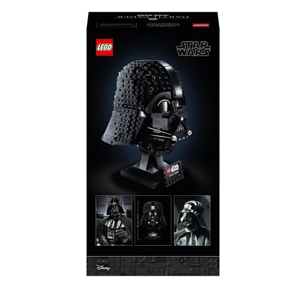 LEGO Star Wars  75304 Darth Vader  hjälm, byggnadsuppsättning för vuxna, samlingsmodell, presentidé