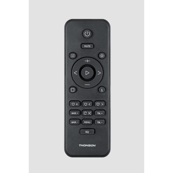 Bluetooth mikrosystem - THOMSON - Trä/Svart - FM Radio/DAB+/CD/MP3/USB/Induktion, 75W, LCD-skärm, Fjärrkontroll, Strömförsörjning. 230V