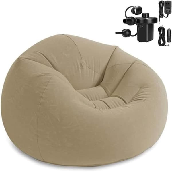 Uppblåsbar soffa, uppblåsbar soffa med uppblåsbar pump