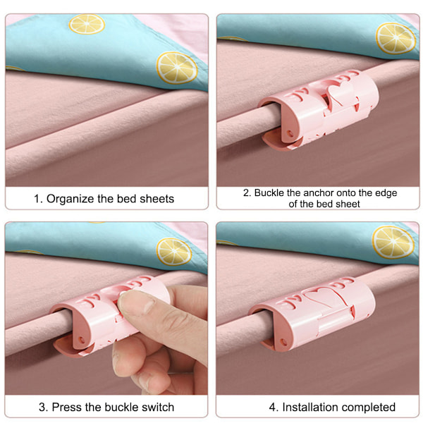 18 kpl Sängin Lakana Kiinnittimet, Lakana Clipit, Lakana Kiinnittimet, Säädettävät Lakana Kiinnittimet