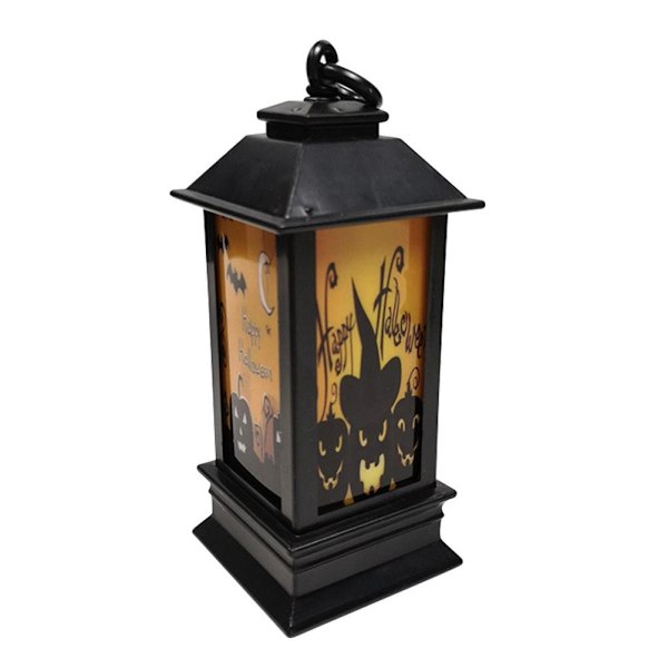 Halloween LED Decorative Lantern Battery Powered Tabletop Lamp Halloween Party Decoration