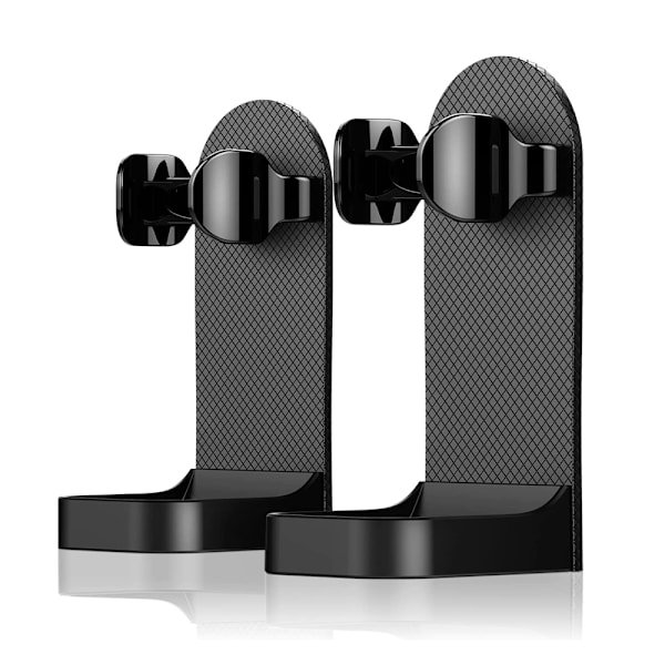 Pack Electric Toothbrush Holder, Wall Mounted, Toothbrush Organizer Toothbrush Stand, Space Saving and Easy to Get (Black)