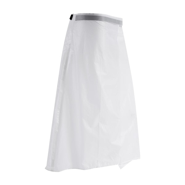 Rain Kilt Waterproof Skirt Pants Trousers Silicone Coating Rain Gear Rainwear(white)