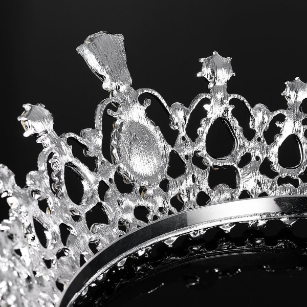 Bryllup Tiara Crystal Crown med Rhinestone Bryllup pannebånd